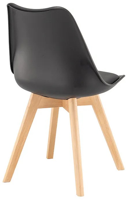Silla étkezőszék 4 db fekete színben