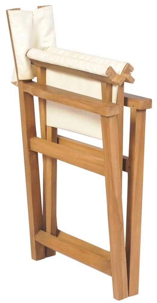 Összecsukható tömör tíkfa rendezői szék