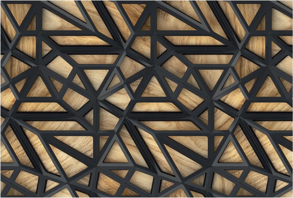 Fotótapéta Flizelina Dekoratív az irodába Geometrikus kombináció 104x70