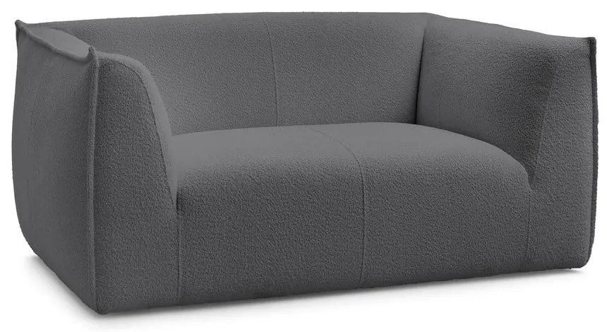 Sötétszürke buklé kanapé 170 cm Giorgia – Bobochic Paris