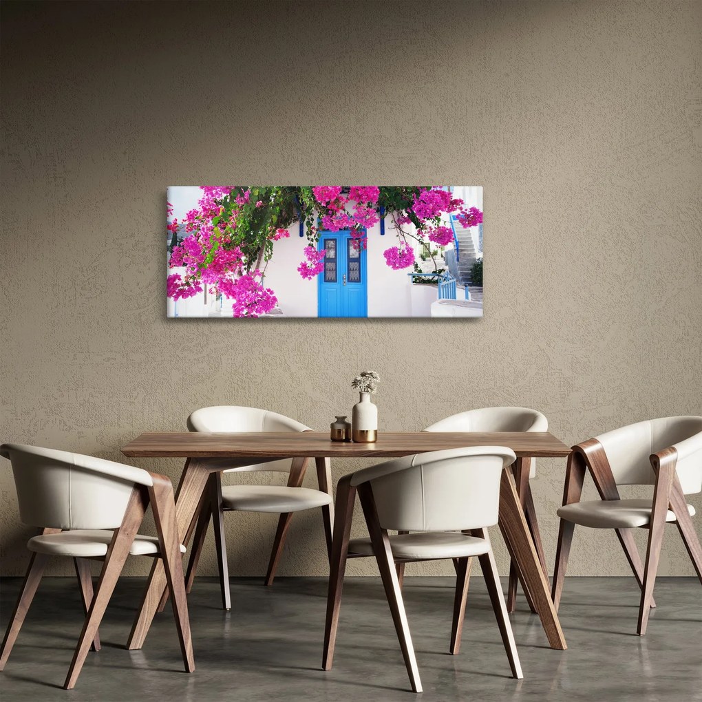 Kép - Hagyományos görög ház (120x50 cm)