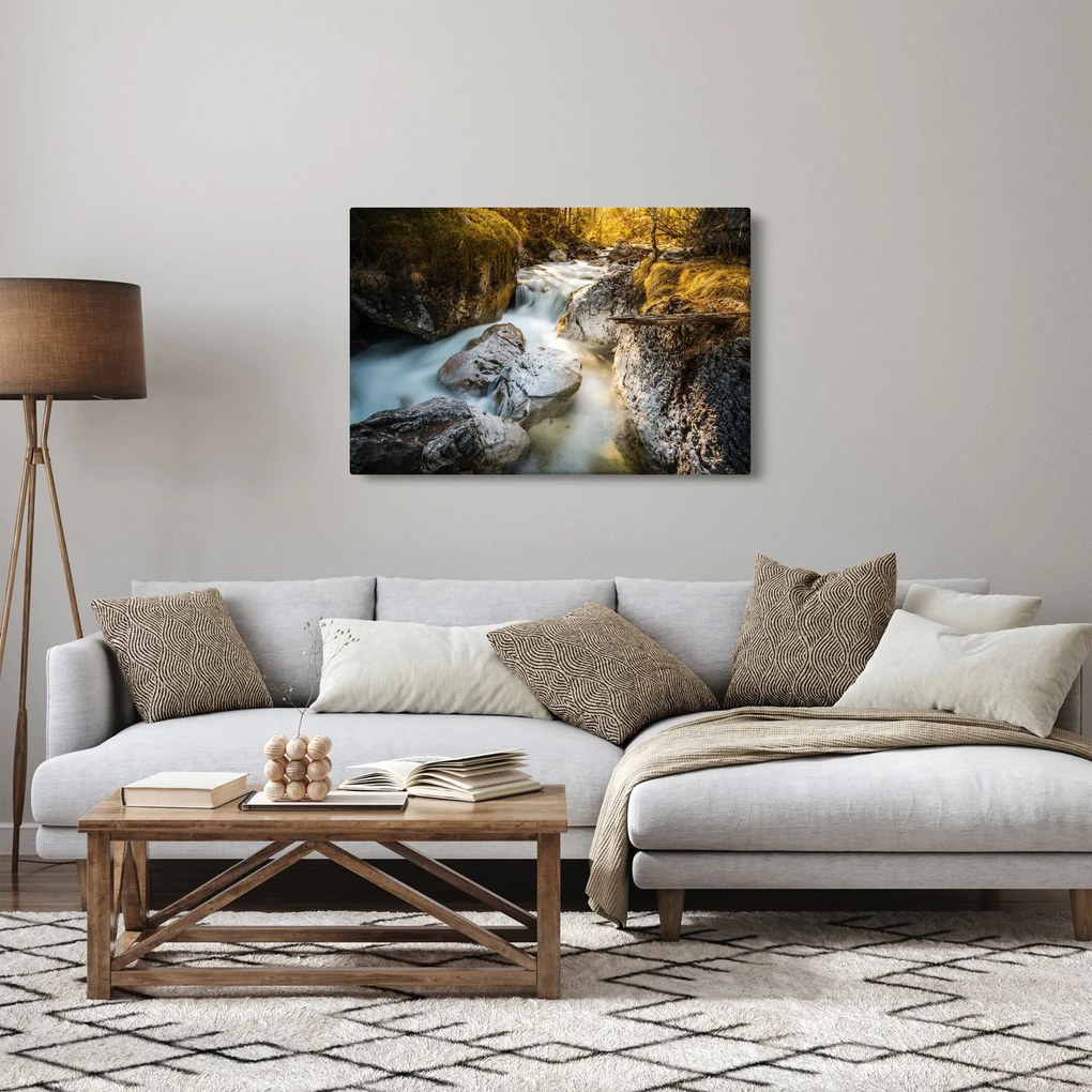 Kép - Erdei patak (90x60 cm)