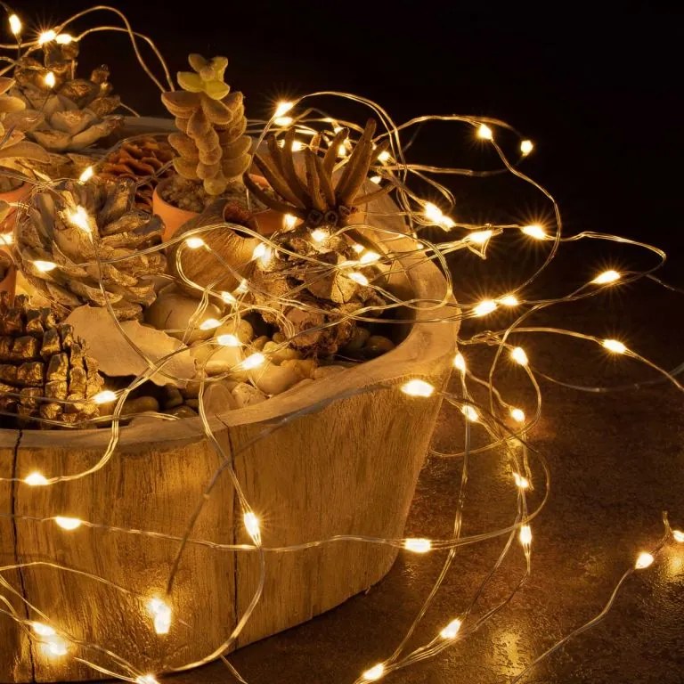 NEXOS Fényfüzér 2x 200 LED Meleg fehér 20 m