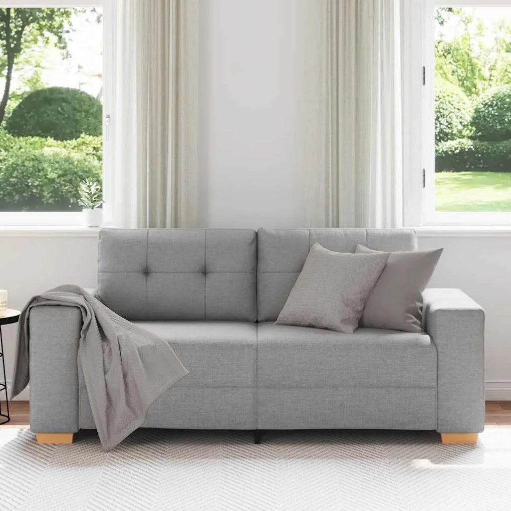 felhőszürke szövet loveseat kanapé 140 cm