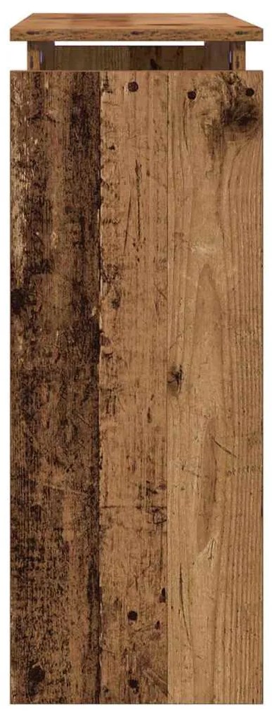 szürke sonoma szerelt fa tálalóasztal 80 x 30 x 80 cm