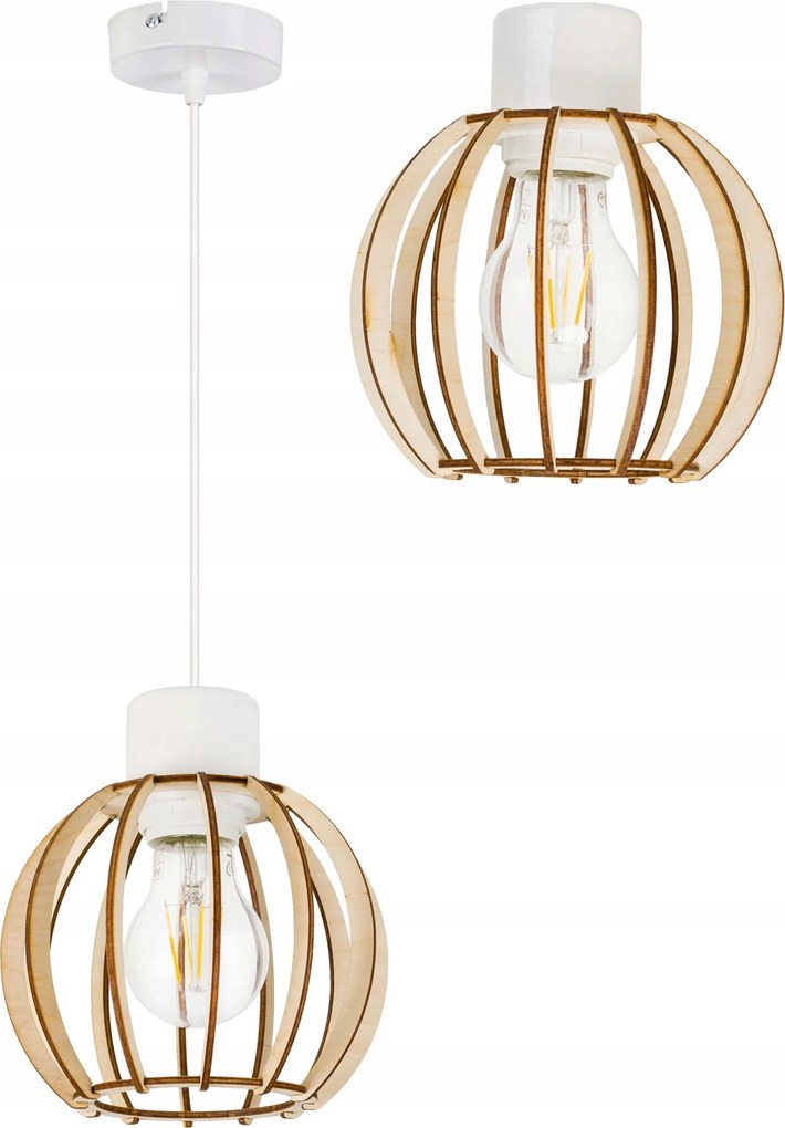 Mennyezeti Lámpa Függő Túlnyúlás csillár loft Fa 1