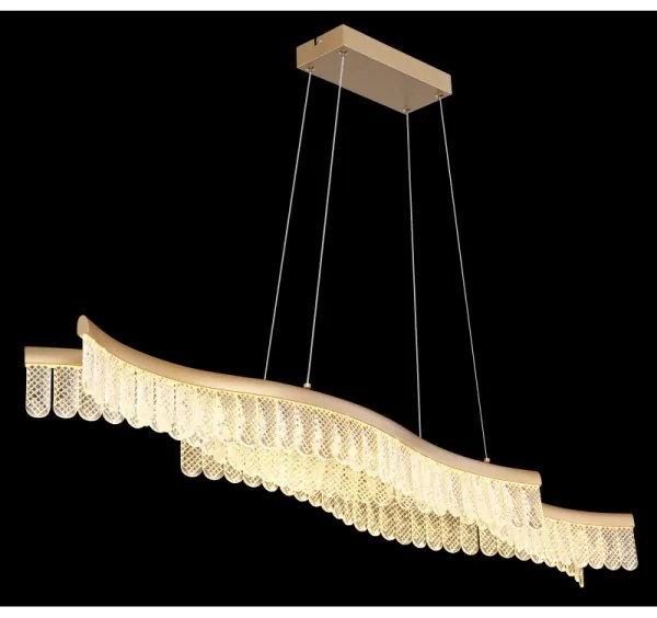 Globo 67348HG - LED Csillár zsinóron JULIET LED/35W/230V 3200K arany