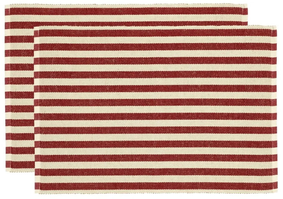 Jutakeverék tányéralátét szett 2 db-os 33x48 cm Statement Stripe – Södahl