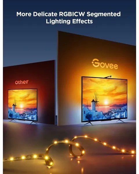 Govee - TV Backlight 3 Lite TV 75-85" SMART LED Háttérvilágítás RGBICW Wi-Fi IP67