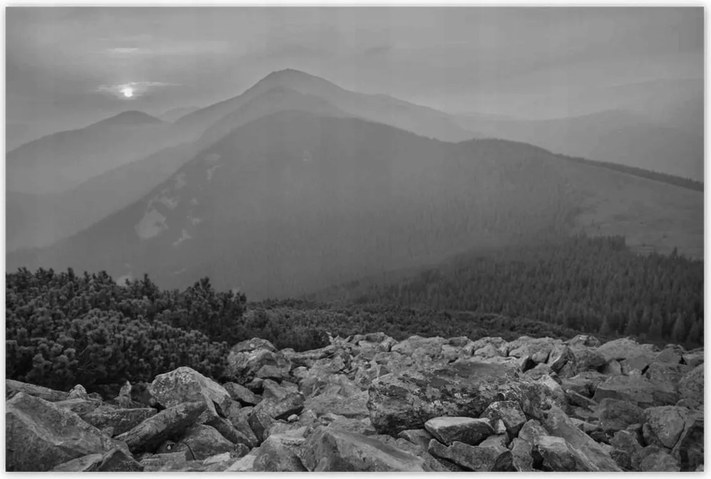 Poszterek 120x80 Hegyi táj Tájkép