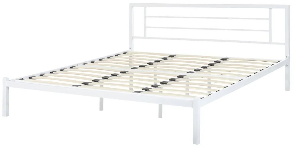 Franciaágy 180 cm CONNET (ágyráccsal) (fehér). 1007226