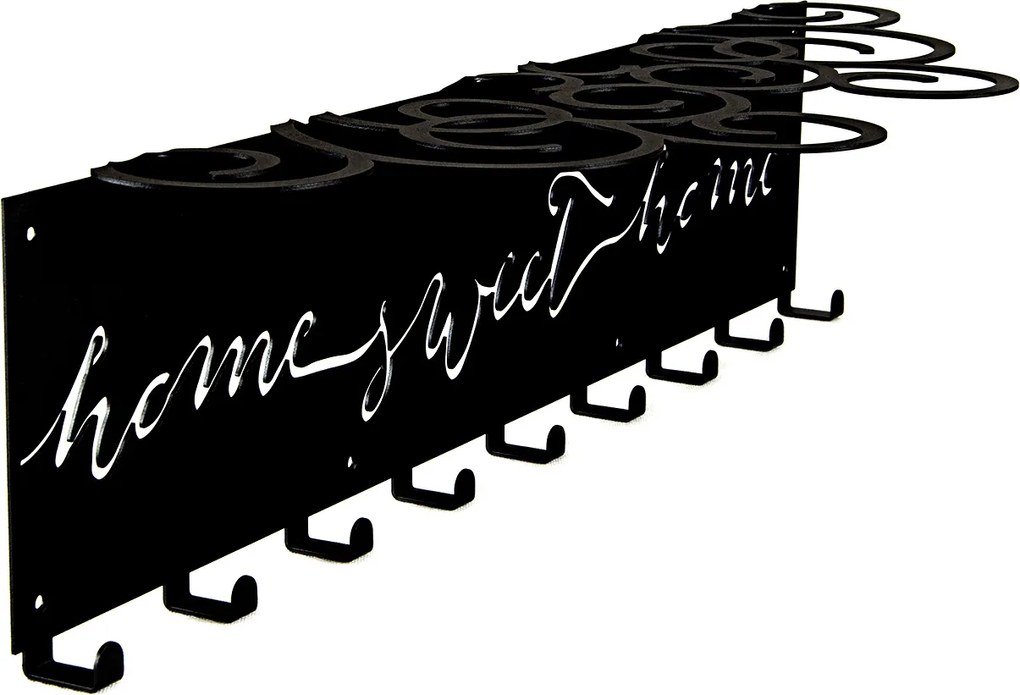 Ruhaakasztó Polccal Falra szerelhető, Kulcsok, Sapkák Előszoba Kabátok