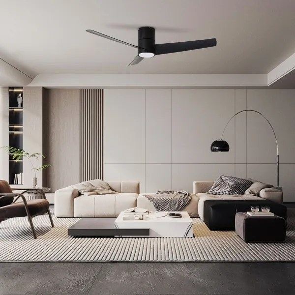 ZEVENTI - BARROSA LED/18W/230V mennyezeti ventilátor, Tuya Wi‑Fi + távirányító