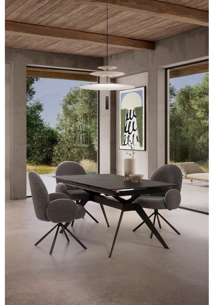 Sötétszürke fotel Dario – Marckeric