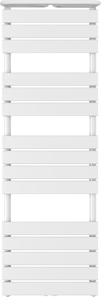 Fürdőszobai dekoratív létraradiátor 1500x500 fehér, fűtőpolccal
