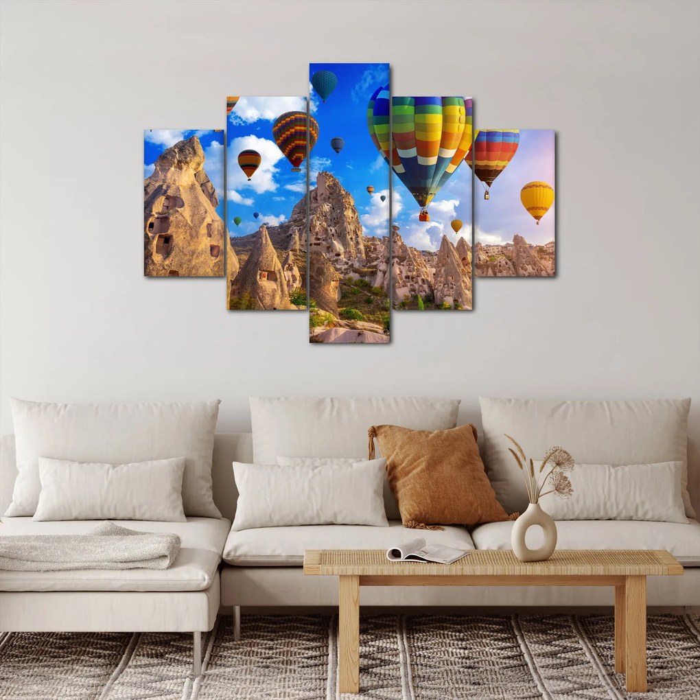 Kép - Hőlégballonok, Kappadókia, Törökország. (150x105 cm)