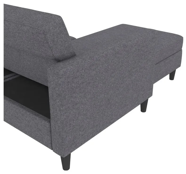 Szürke sarokkanapé Hartford – Støraa