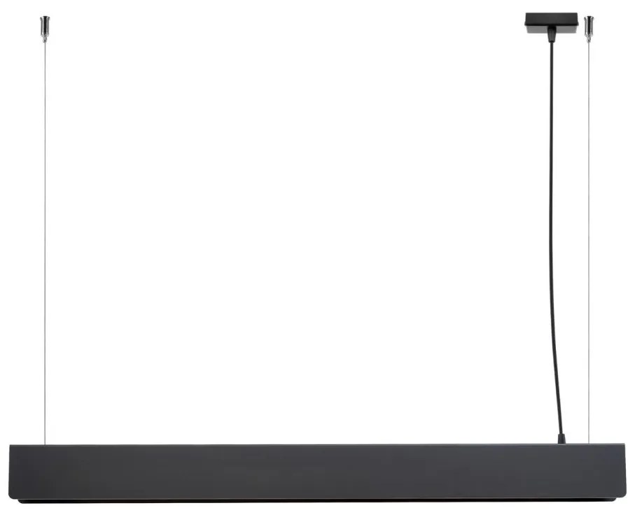 Sollux SL.1395 - LED Csillár zsinóron SPARK 1xG13/8,5W/230V fekete