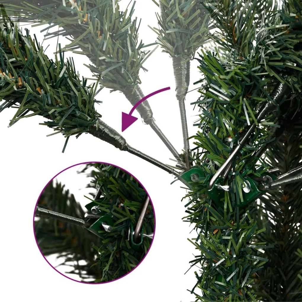műkarácsonyfa 300 LED-del 180 cm