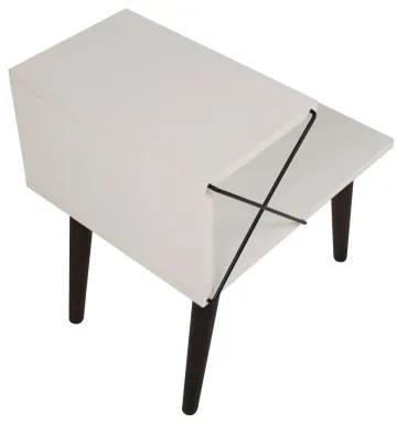 Éjjeliszekrény CROSS 55x50 cm fehér