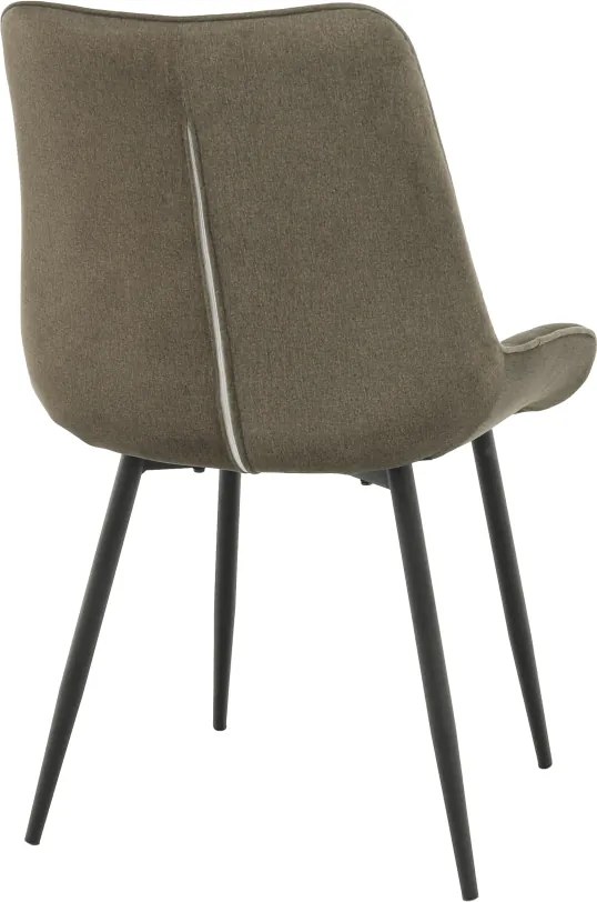 Szék, szürkésbarna taupe/fekete, SARIN