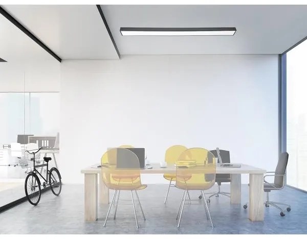 LED Mennyezeti lámpa LED/32W/230V 4000K 120x7 cm fekete