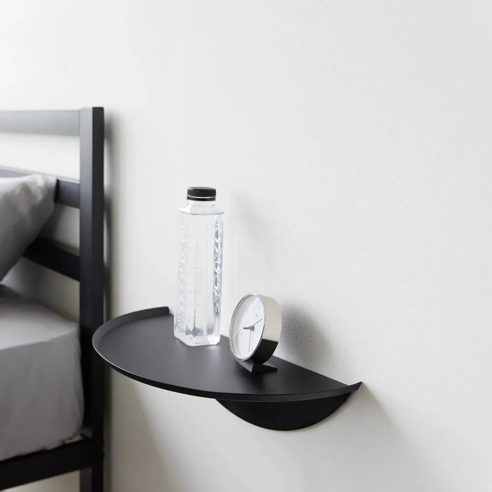 Fekete fém fali polc 40 cm Tower – YAMAZAKI