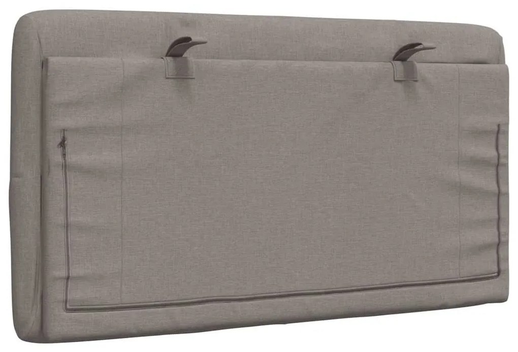 tópszínű szövet fejtámla párna 80 cm