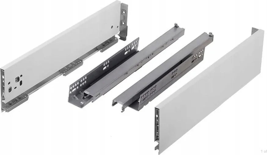 Fiók Rejs Slim Box Push To Open H89 L450 Klip Alacsony Fém Fehér