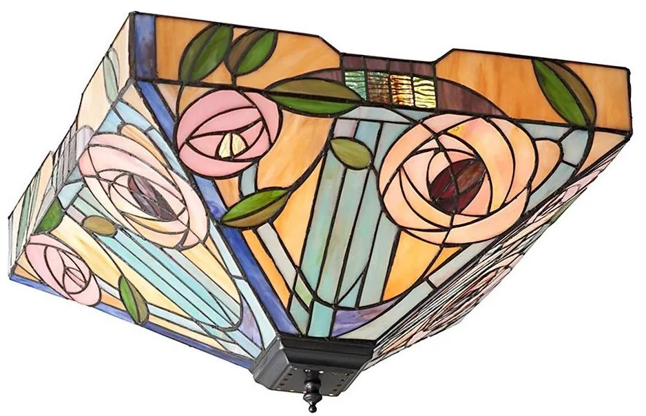 Endon 70698 - Mennyezeti lámpa Tiffany WILLOW 2xE27/60W/230V