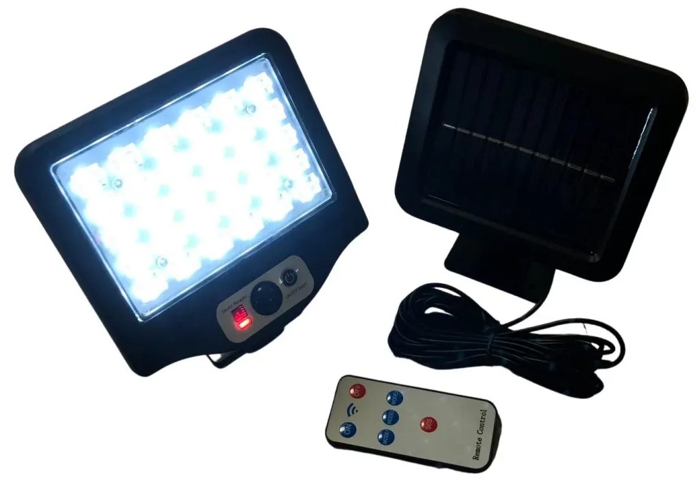 Napelemes fali lámpa napelemmel - WORTH AIR W-780-7