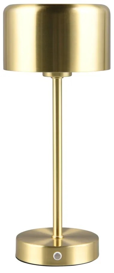 Aranyszínű LED dimmelhető asztali lámpa (magasság 30 cm) Jeff – Trio