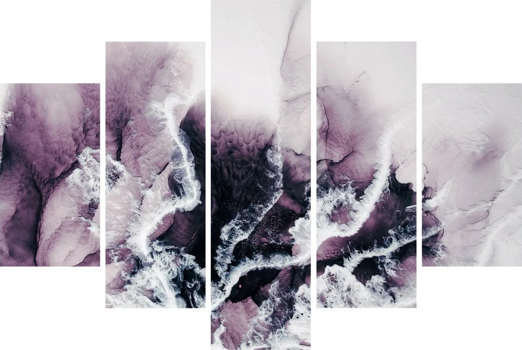 Kép - Lila márvány N⁰2 (150x105 cm)