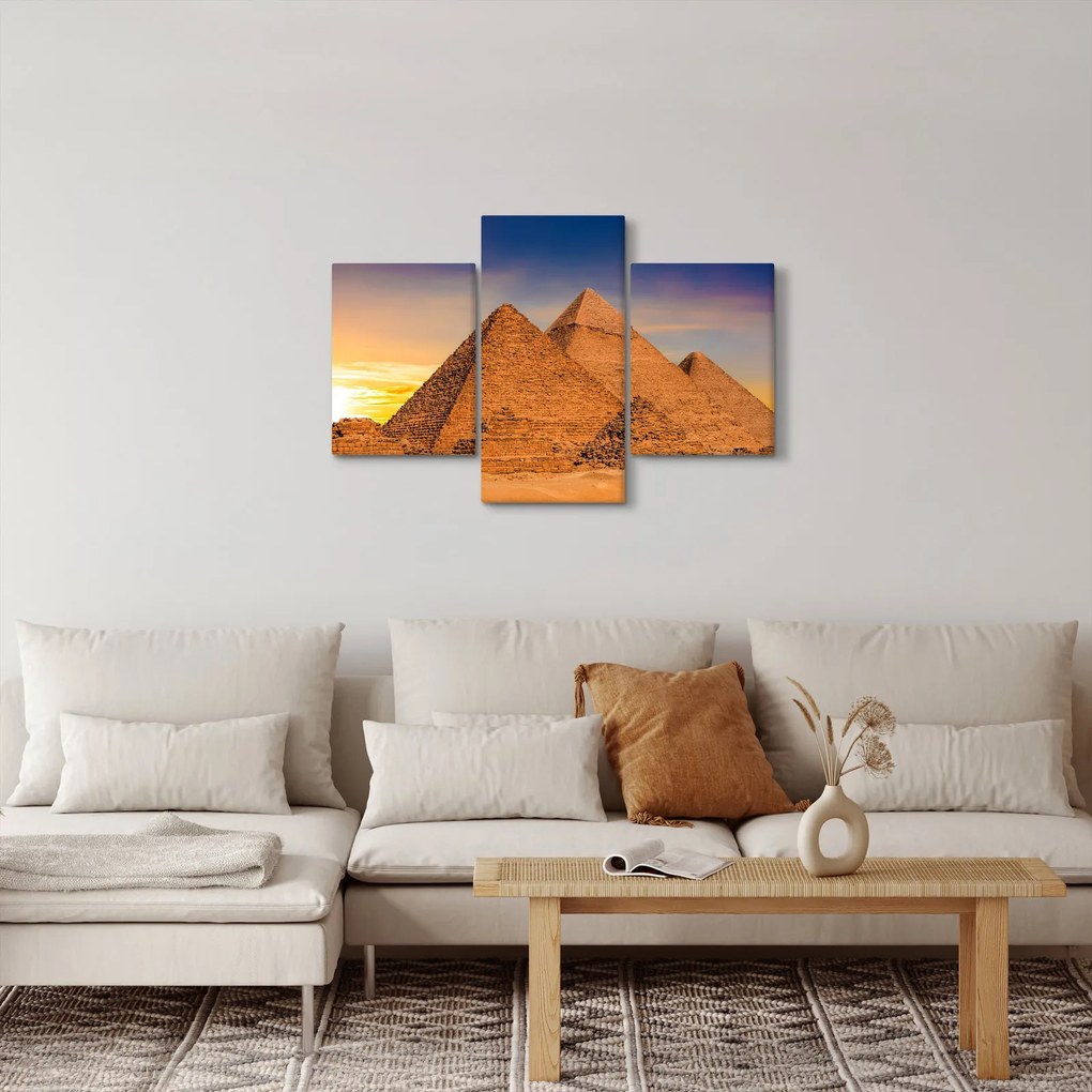 Kép - Egyiptomi piramisok (90x60 cm)
