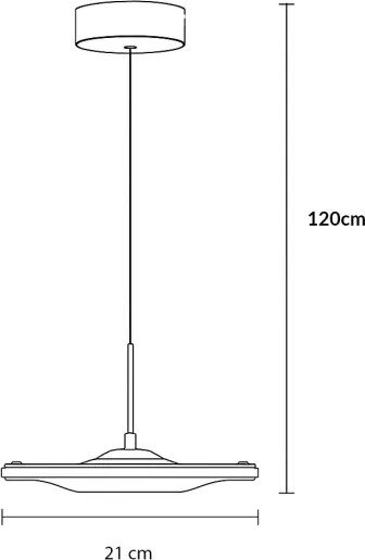 Brilagi - LED csillár zsinóron VERANO LED/15W/230V