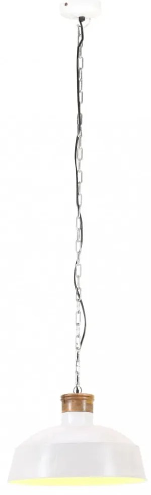 fehér ipari függőlámpa 58 cm E27