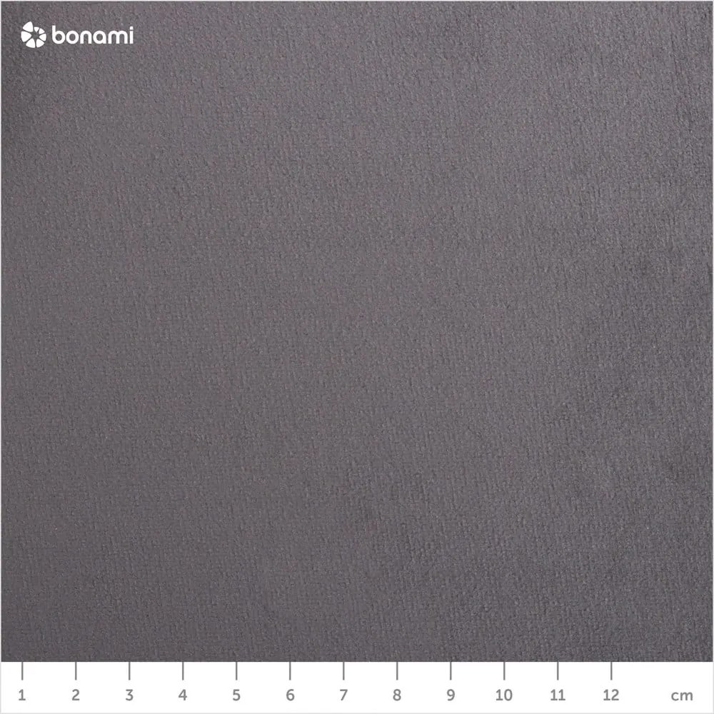 Sötétszürke kárpitozott ágyneműtartós franciaágy ágyráccsal 140x200 cm Casey – Mazzini Beds