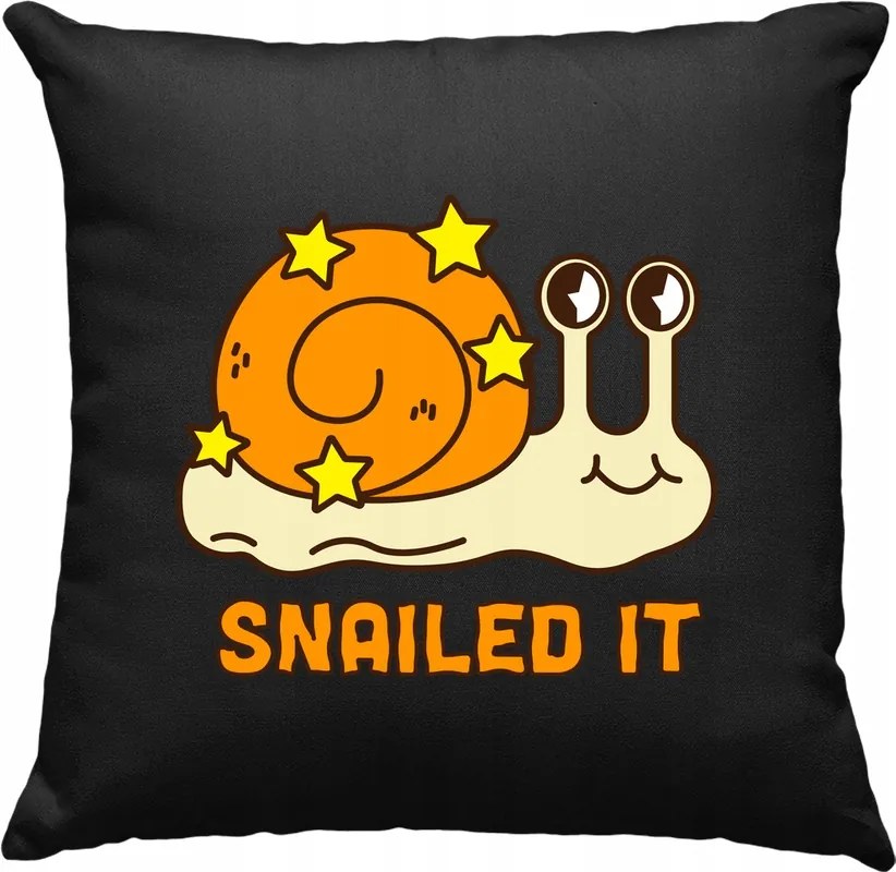 Gyerek vicces csiga párna 4 fekete