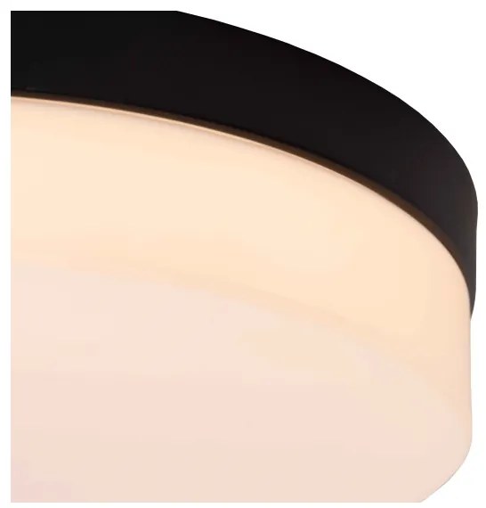 Lucide 79111/36/30 - BISKIT LED fürdőszobai lámpa LED/24W/230V IP44 fekete