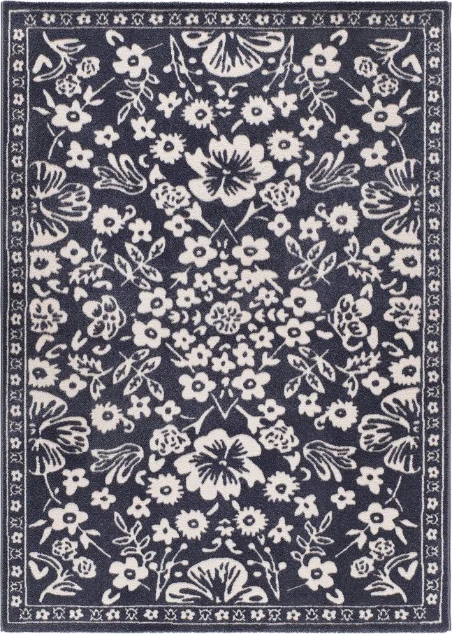 Sötétkék szőnyeg 133x190 cm Amara – Universal