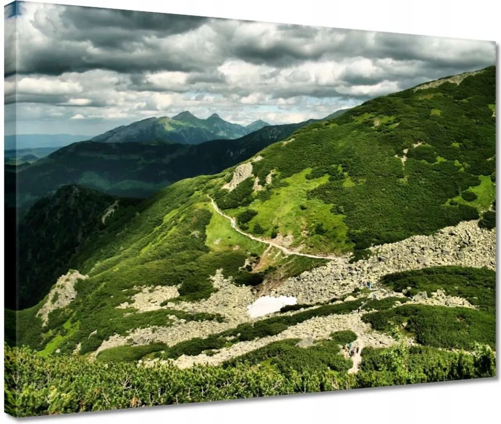 Vászonkép 40x30 Tátra Lengyel hegyek Kilátás