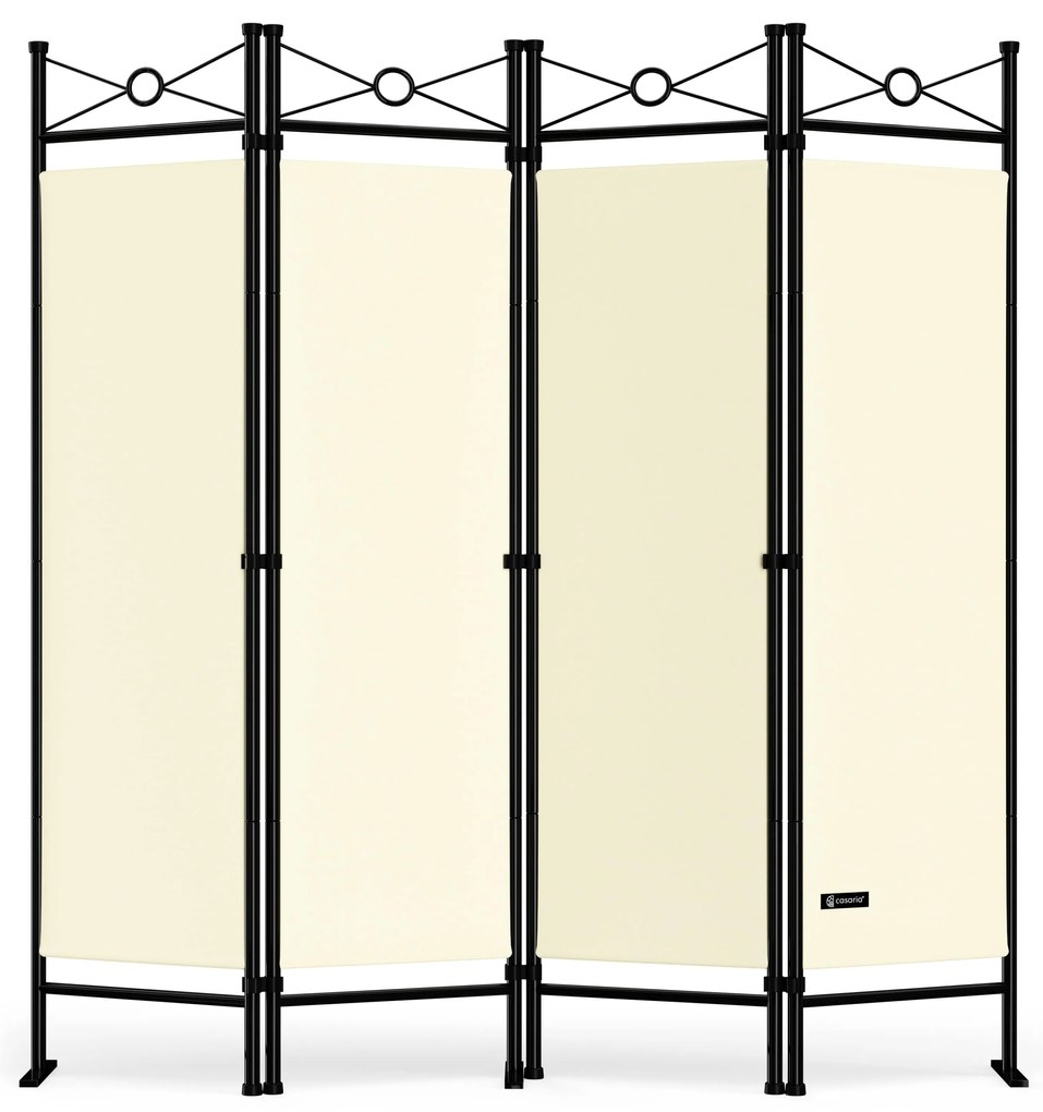 Casaria LUCCA paraván, 163x180cm, krém