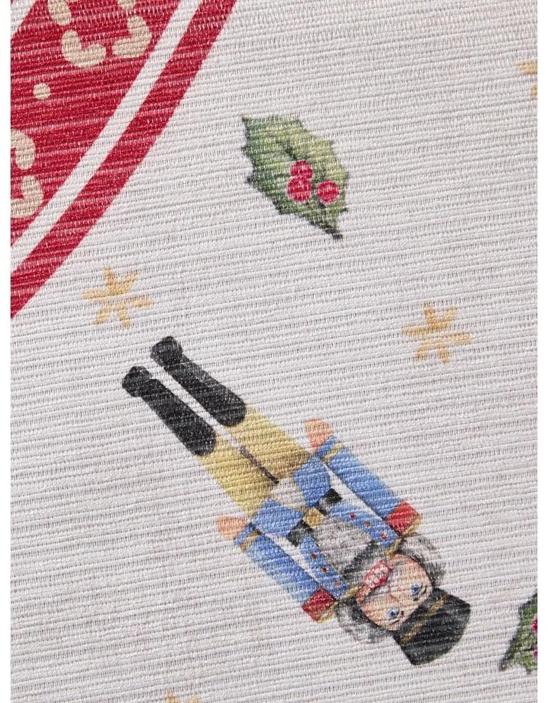 Piros kerek szőnyeg karácsonyi mintával ø 160 cm Toy's Delight Nutcracker – Villeroy&Boch