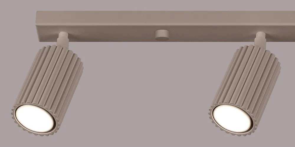 Szürkésbarna fém spotlámpa 6,5x81 cm Gleam – Sollux