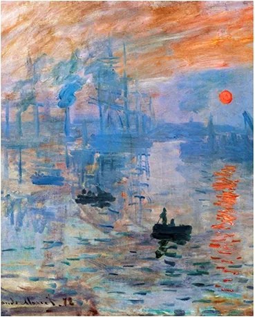 Claude Monet Napfelkelte Poszter B2 50x70 #290