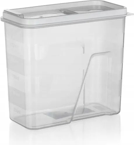 Banquet Ömlesztettáru-tároló doboz menzurával 2 L Culinaria Fehér