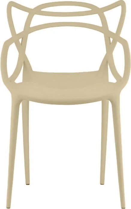 4 db KATO műanyag szék szett, bézs