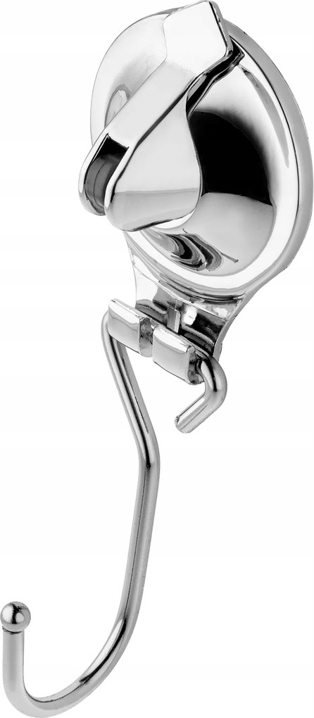 Akasztós Fürdőszobai Törölközőtartó Fali Tartó Tapadókoronggal Ezüst