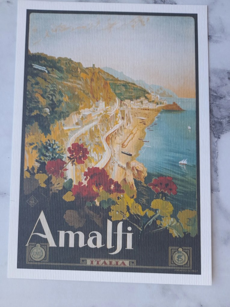 Grafika Keret Olaszország Italia Amalfi