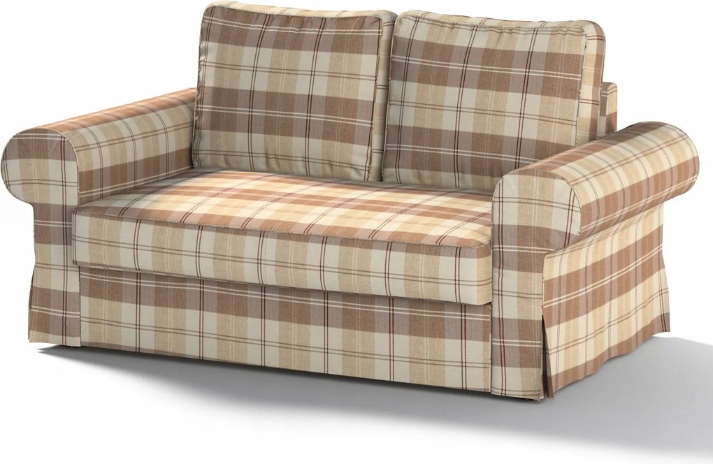 Dekoria Backabro 2 személyes összecsukható kanapé huzat Ikea barna